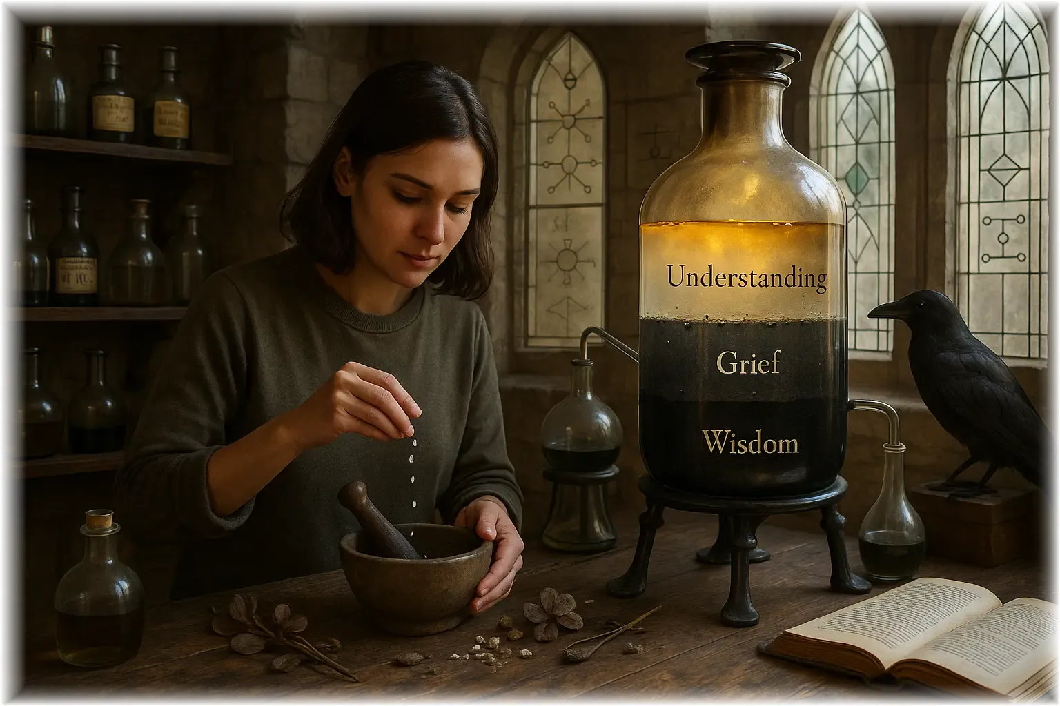 Alchemy of wisdom - transforming grief into understanding and wisdom